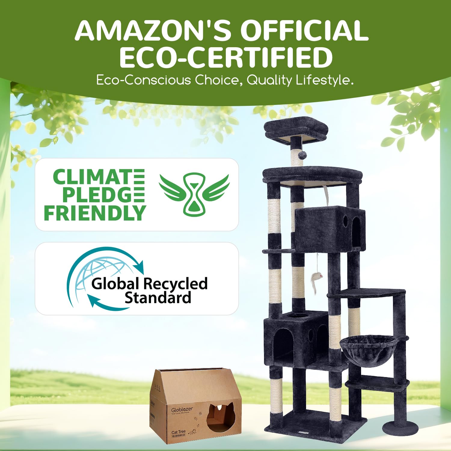Globlazer juguetes colgantes y ratón para entretenimiento interactivo