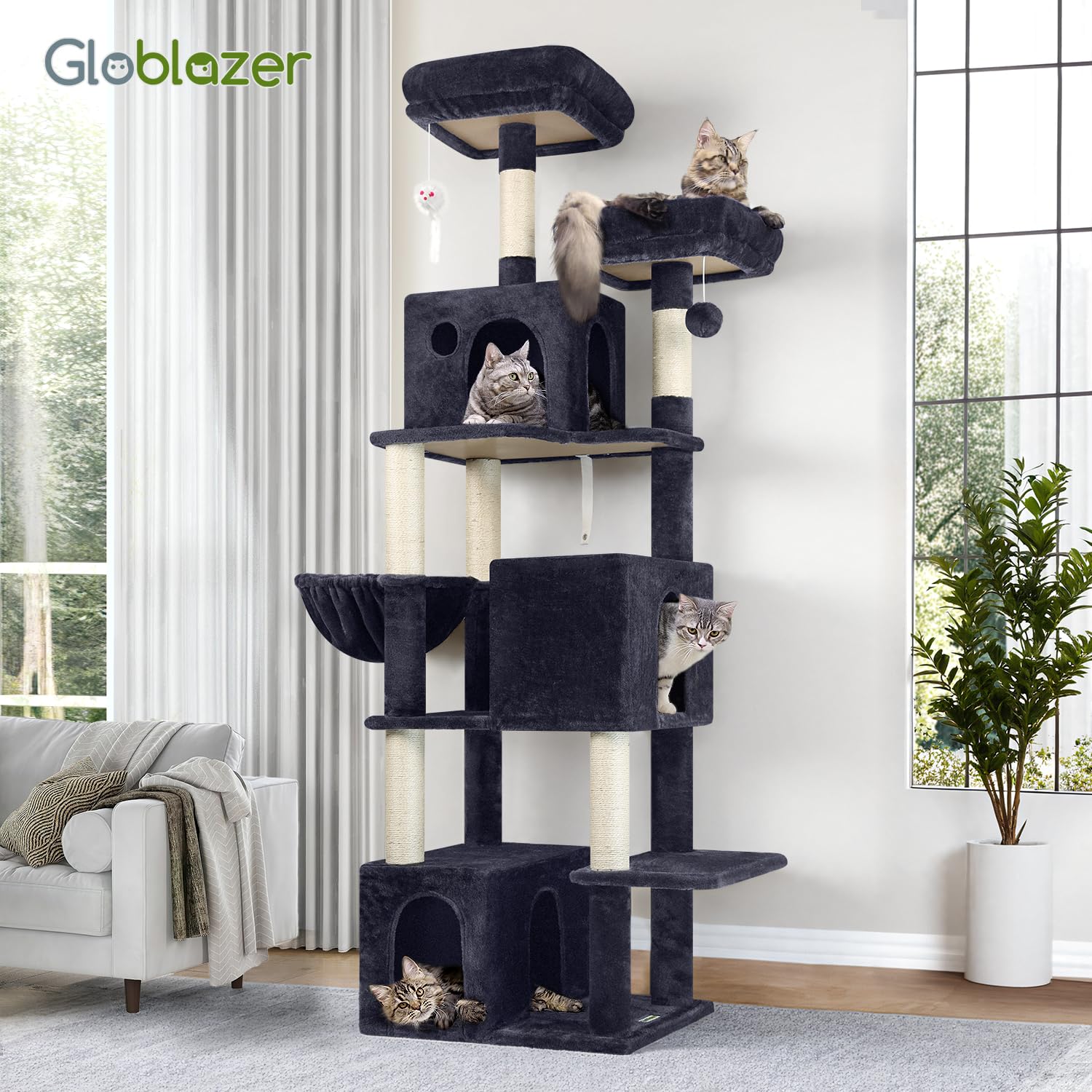 Globlazer tejido felpa suave, fácil de limpiar y mantener