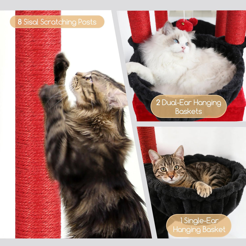 Globlazer Gothic XL, postes de sisal, protegen muebles para rascar sin daño