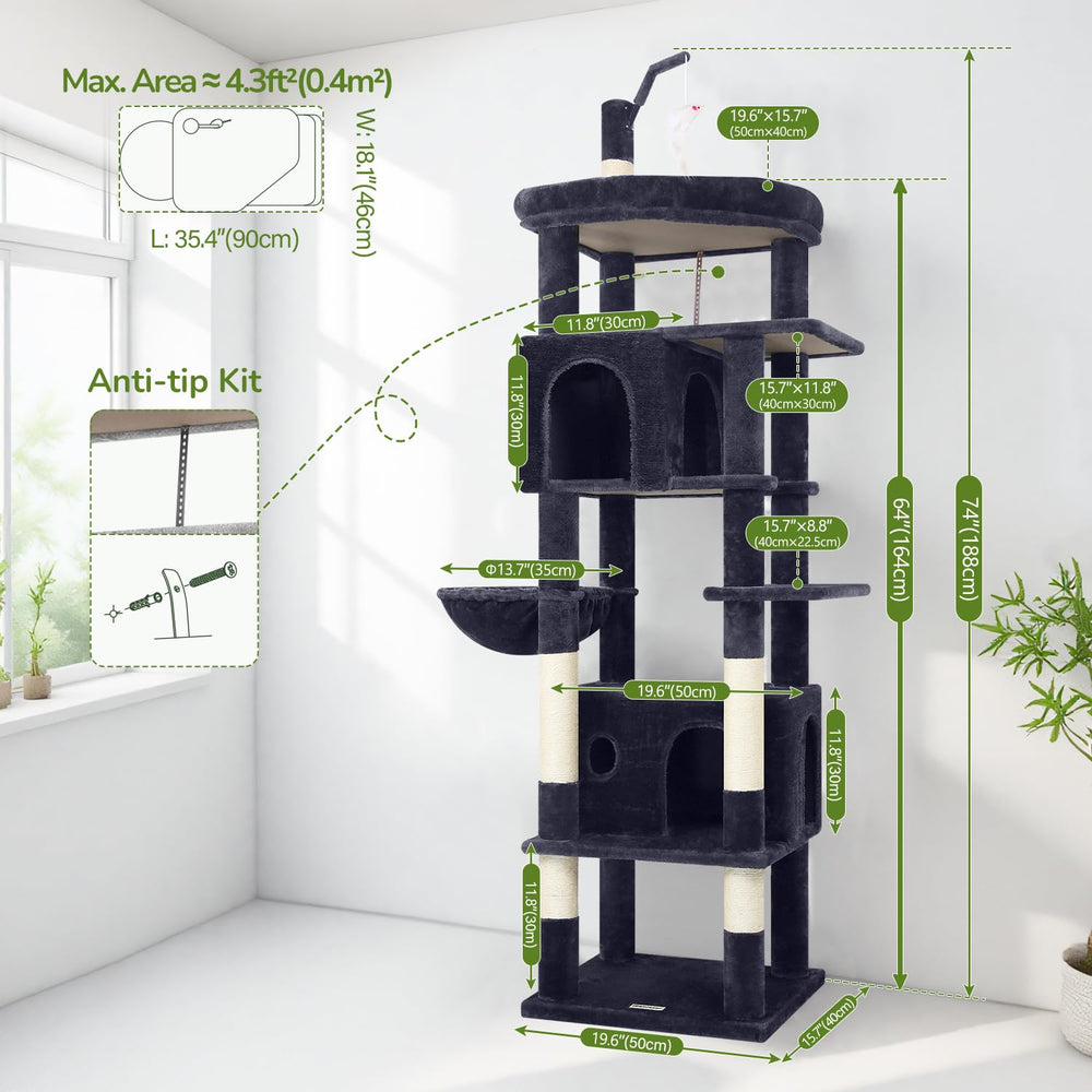 Globlazer torre gato grande - acceso vertical para escalada fluida y exploración segura