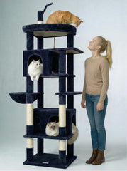 Globlazer torre gato grande - plataforma superior cómoda para descanso seguro