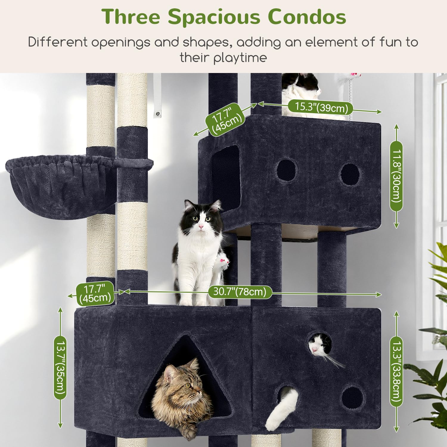 Cesta colgante Globlazer, descanso elevado para gatos que aman las alturas.
