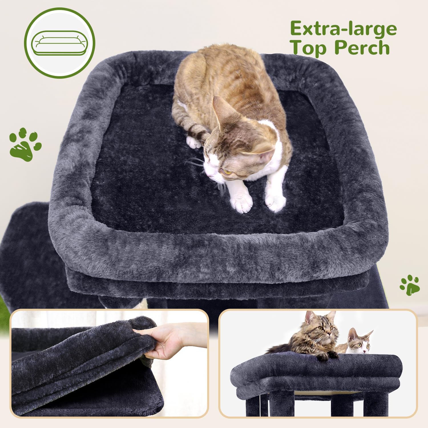 Globlazer: condos para gatos grandes, refugio privado y tranquilo.