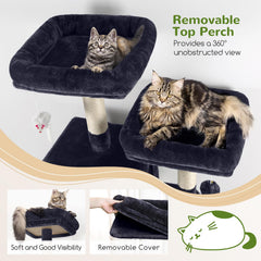 Globlazer torre-gatos-multinivel con múltiples plataformas y niveles