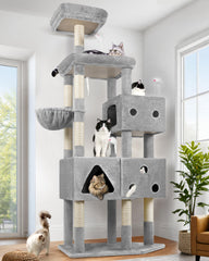 Globlazer torre para gatos XL, altura 81 pulgadas, ideal para felinos grandes.