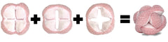 Glory To Dog Pink Snuffle Knot, espacios ocultos para premios durante el juego.