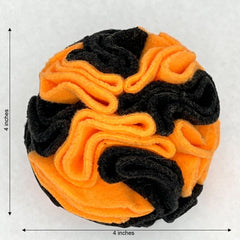 Glory To Dog juguete Halloween naranja-negro: añade diversión segura en casa