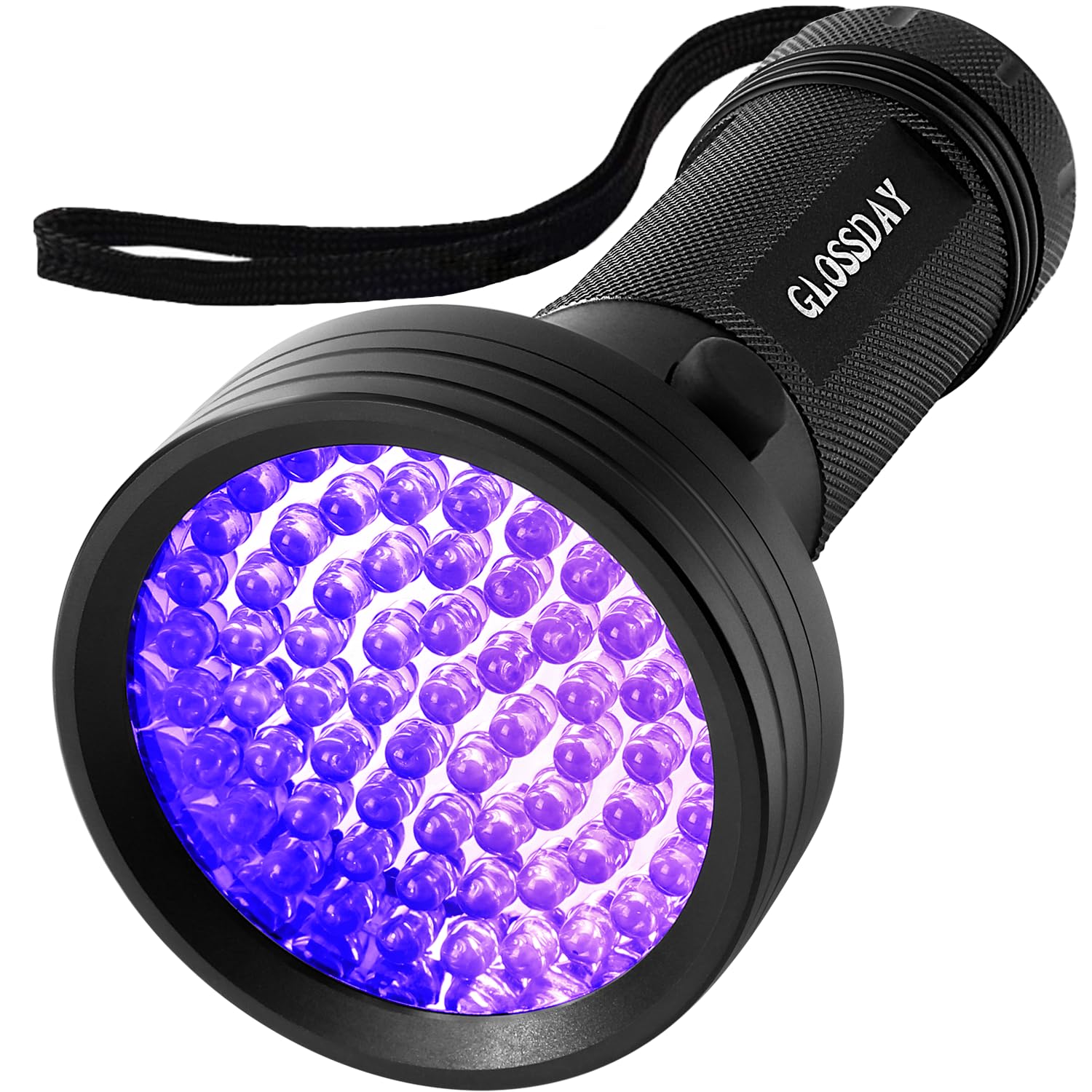 GLOSSDAY linterna UV con 68 diodos para detectar fluorescencias