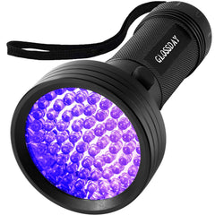 GLOSSDAY linterna UV con 68 diodos para detectar fluorescencias