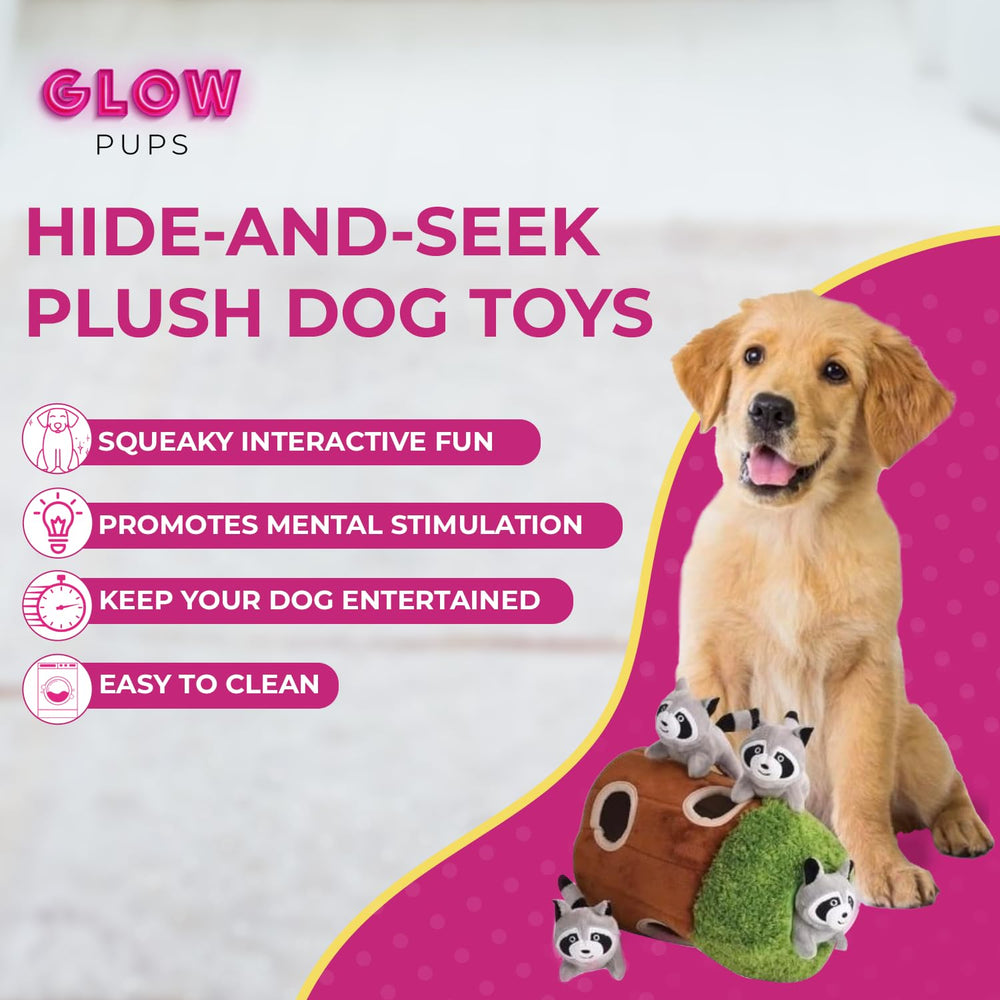 Glow Pups juguete-perro-pequeno-burrow: mejora la resolución de problemas.
