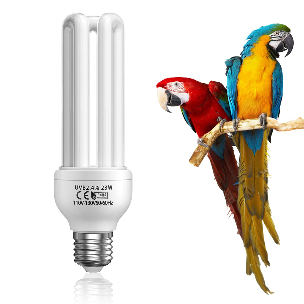 GlowUp bulbo UVB para aves compacto, ideal para jaulas pequeñas