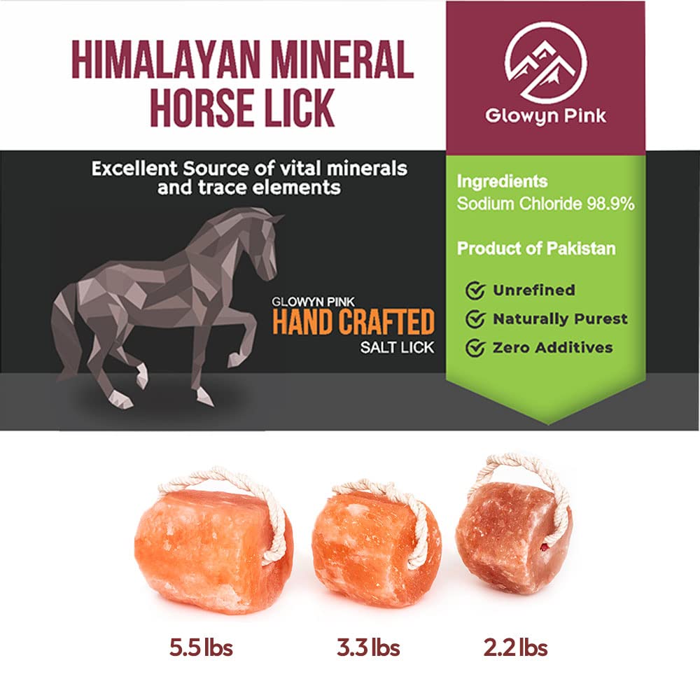 Glowyn Pink bloque de sal Himalaya en cuerda, ideal para mantener la hidratación durante el día.