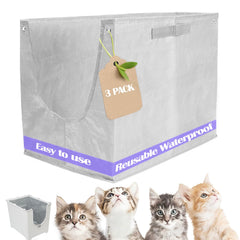 Forro GLYHAOYIZHI F en Modkat Flip instalado en la caja de gatos para uso limpio