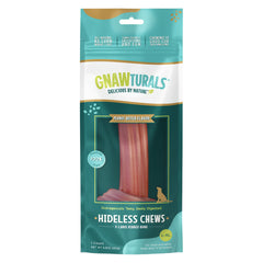 Gnawturals Hueso estriado extragrande con mantequilla de cacahuate para masticar