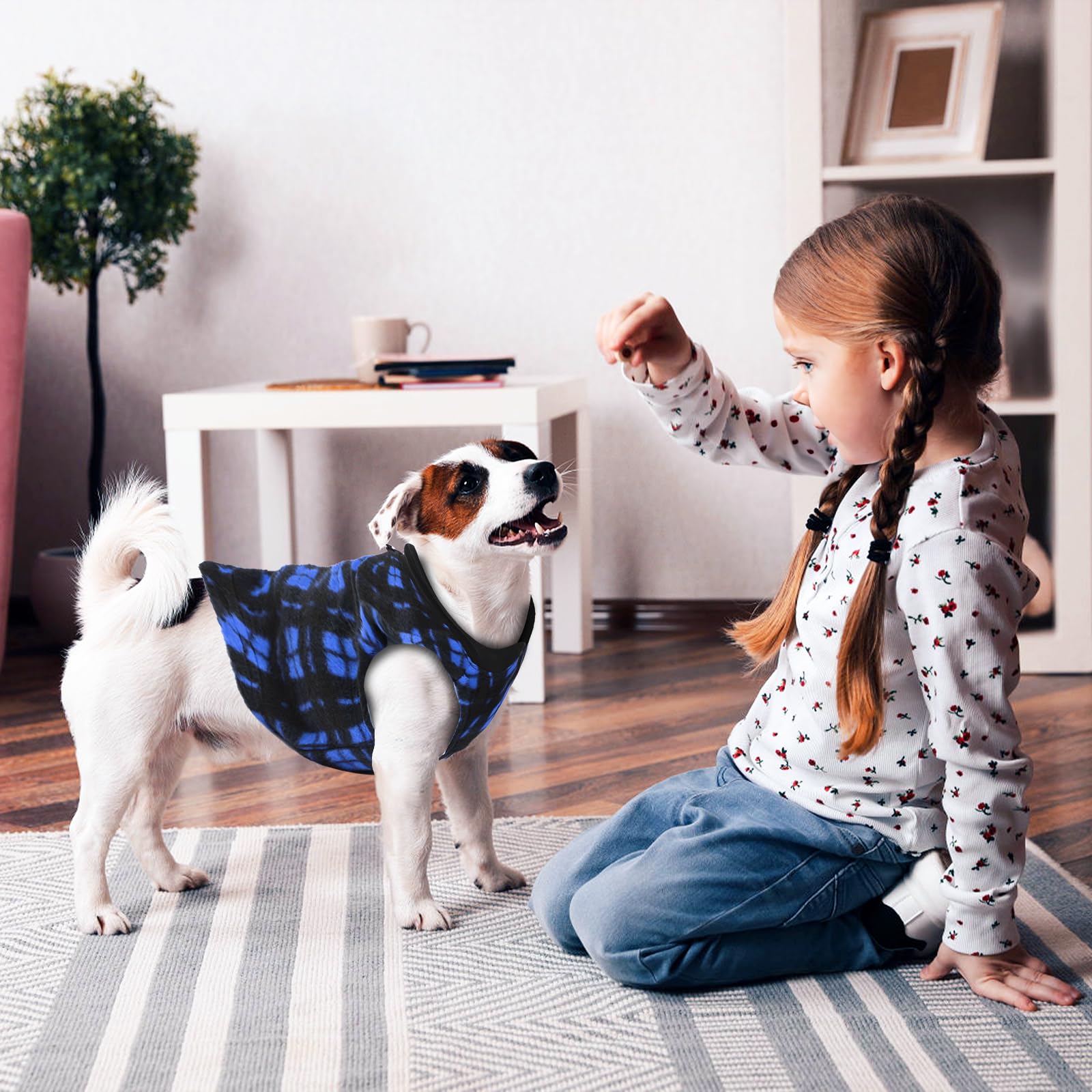 Goaste suéter multicolor para perros, combina estilo y calidez.