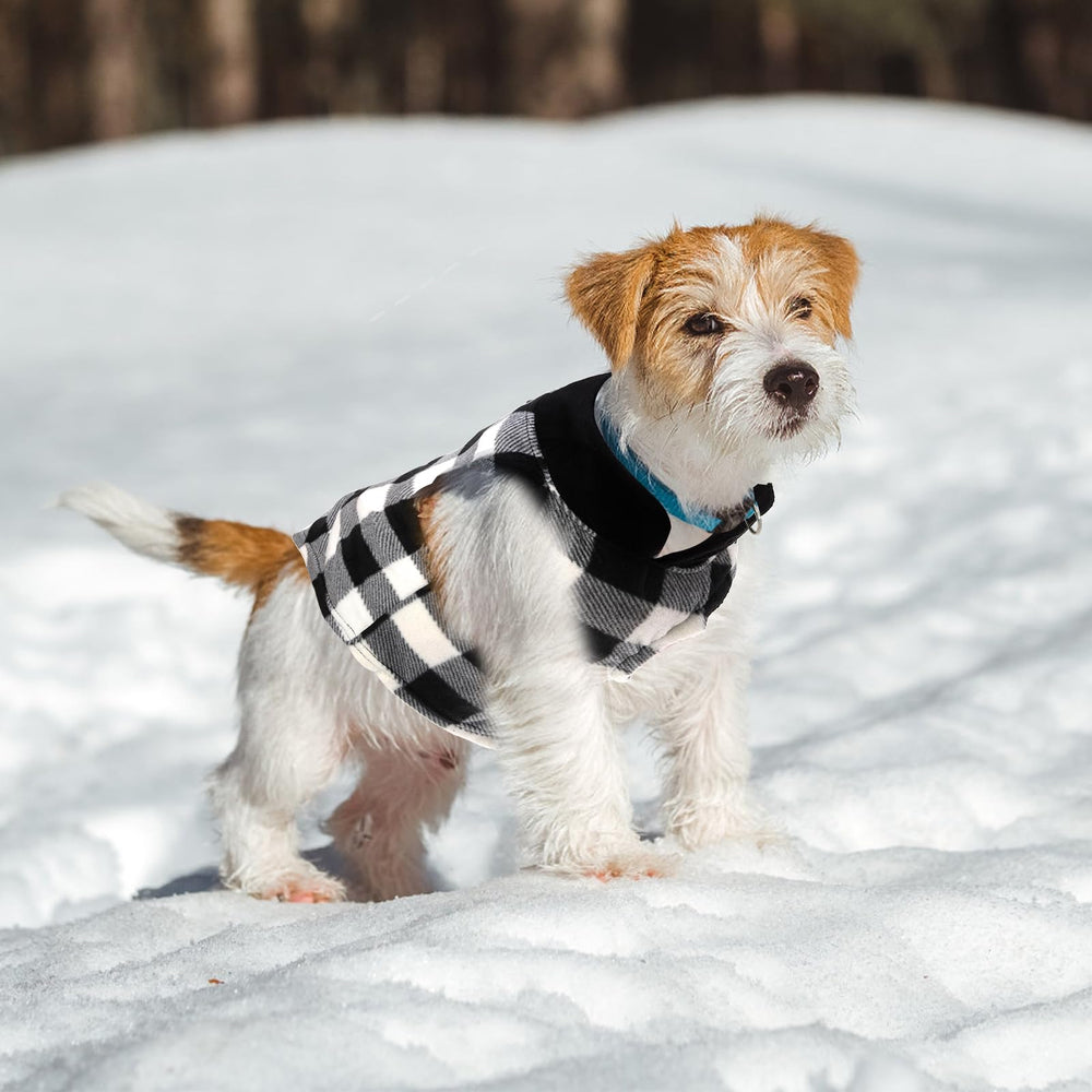 Goaste suéter modelo plaid, diseño clásico para perros y gatos.