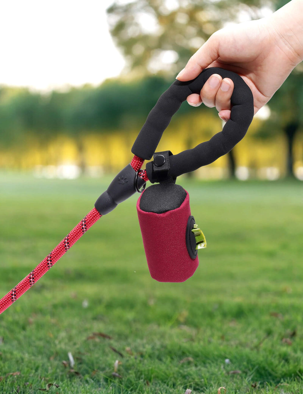Gobeigo acceso fácil a bolsas para perro durante el paseo