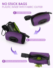 Gobeigo dispensador con acceso fácil para bolsos en paseos.