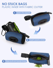 Gobeigo inserto 2 en 1 plástico y tela, bolsas duraderas
