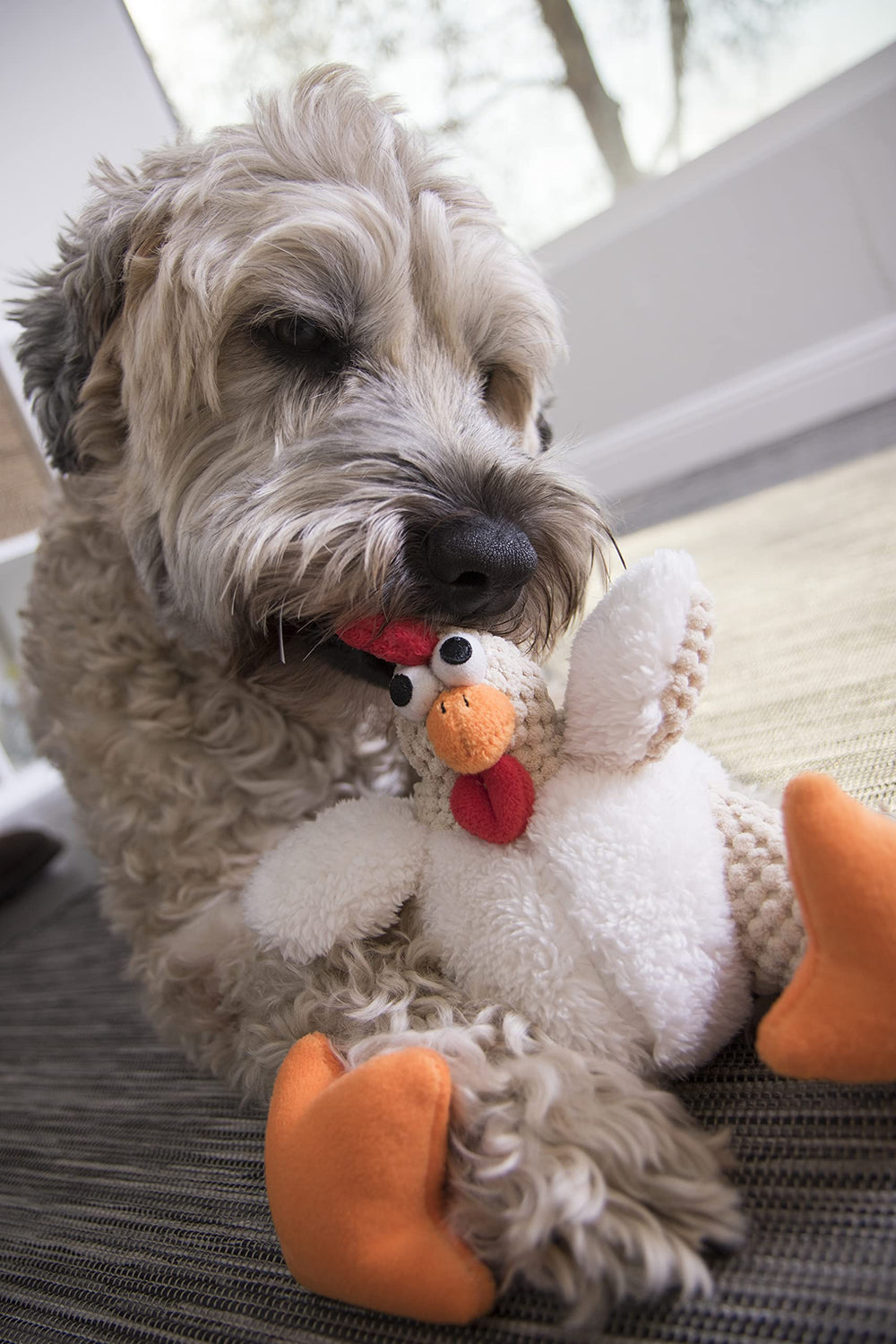 goDog Checkers Durabilidad Mejorada Blanco: diseño resistente para perros activos
