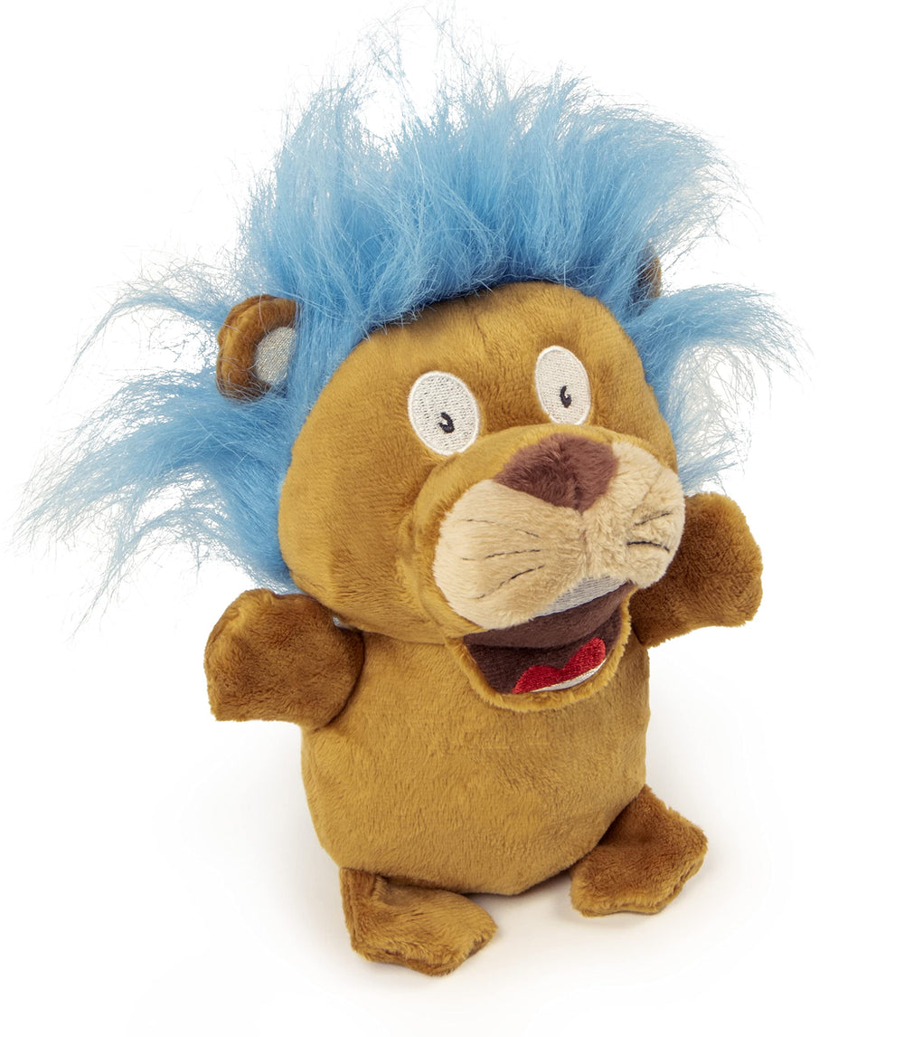 goDog Crazy Hairs León con costuras reforzadas para mayor durabilidad.
