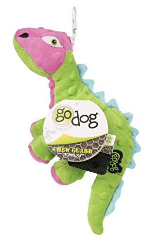 goDog Dinos Spike ideal para abrazar y descansar tranquilamente verde
