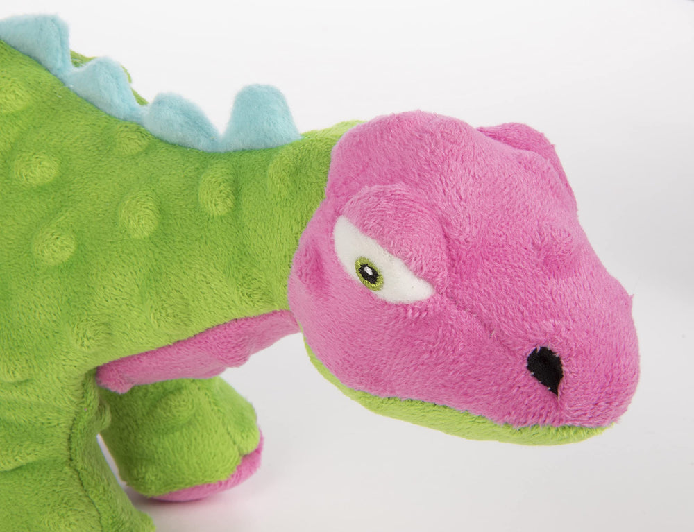 goDog Dinos Spike revestimiento reforzado verde para mordiscos más duraderos