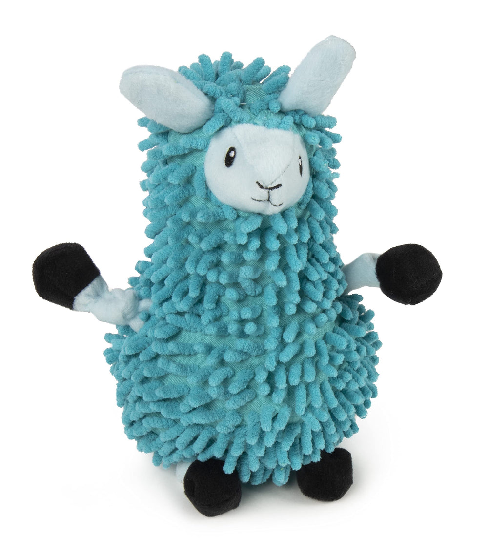 goDog Llamas Noodle con chirrido incorporado para estimular al perro