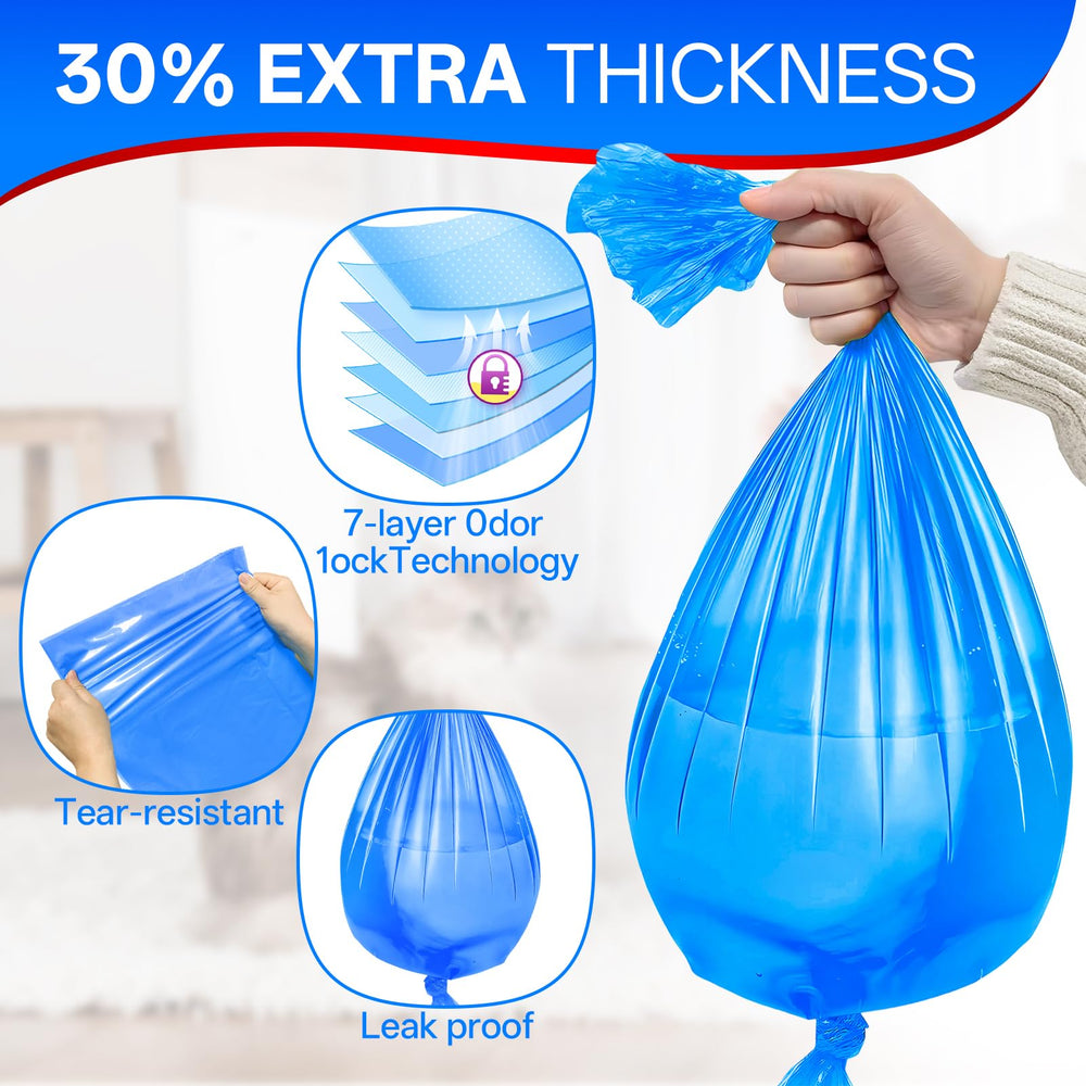 Godyoy bolsas recambio para arenero Desgin, compatibles con Litter Genie Desgin, materiales resistentes.