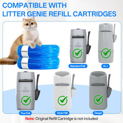 Godyoy bolsas recambio para arenero compatibles con Litter Genie Plus, control de olores.