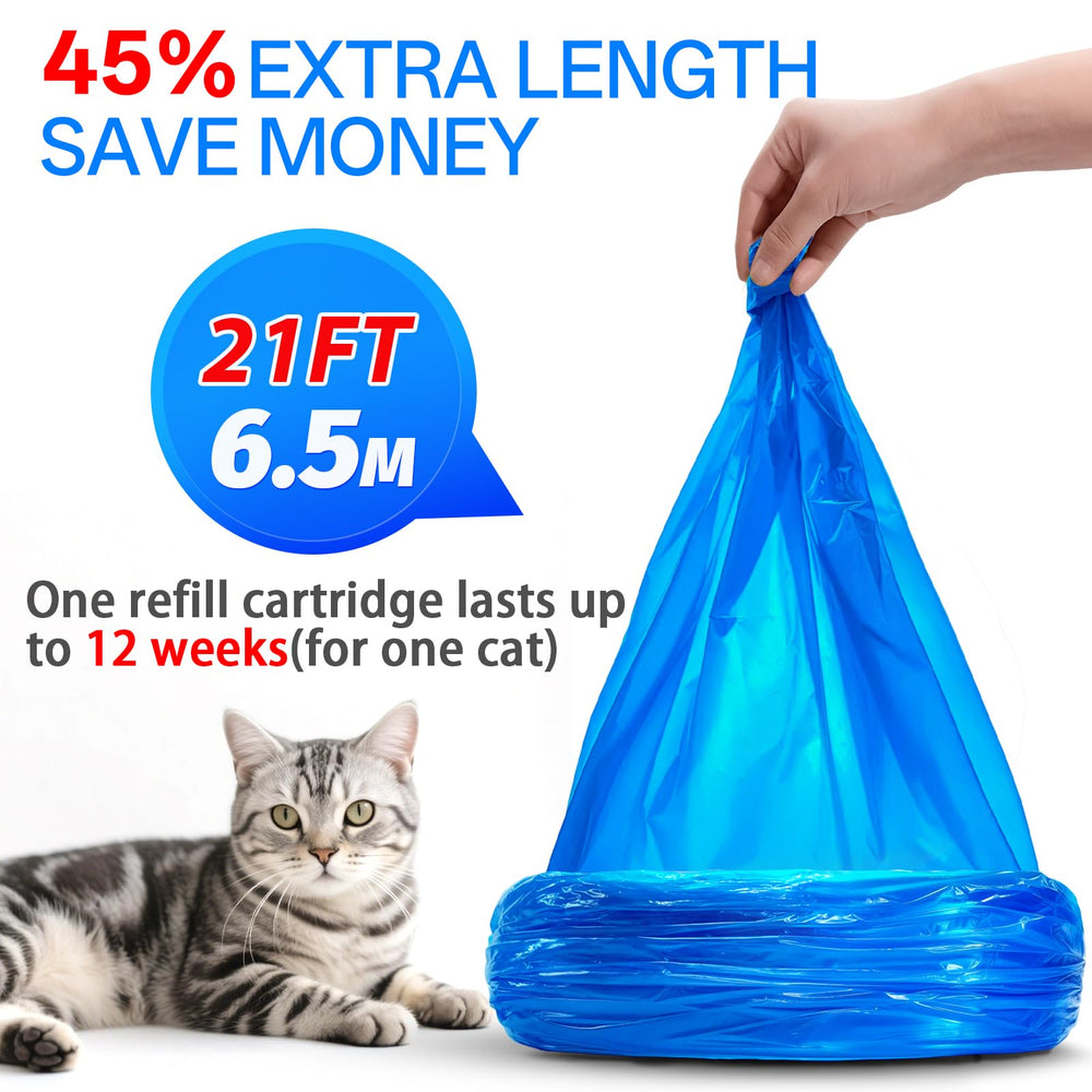 Godyoy bolsas recambio para arenero compatibles con Litter Genie Standard, uso prolongado.