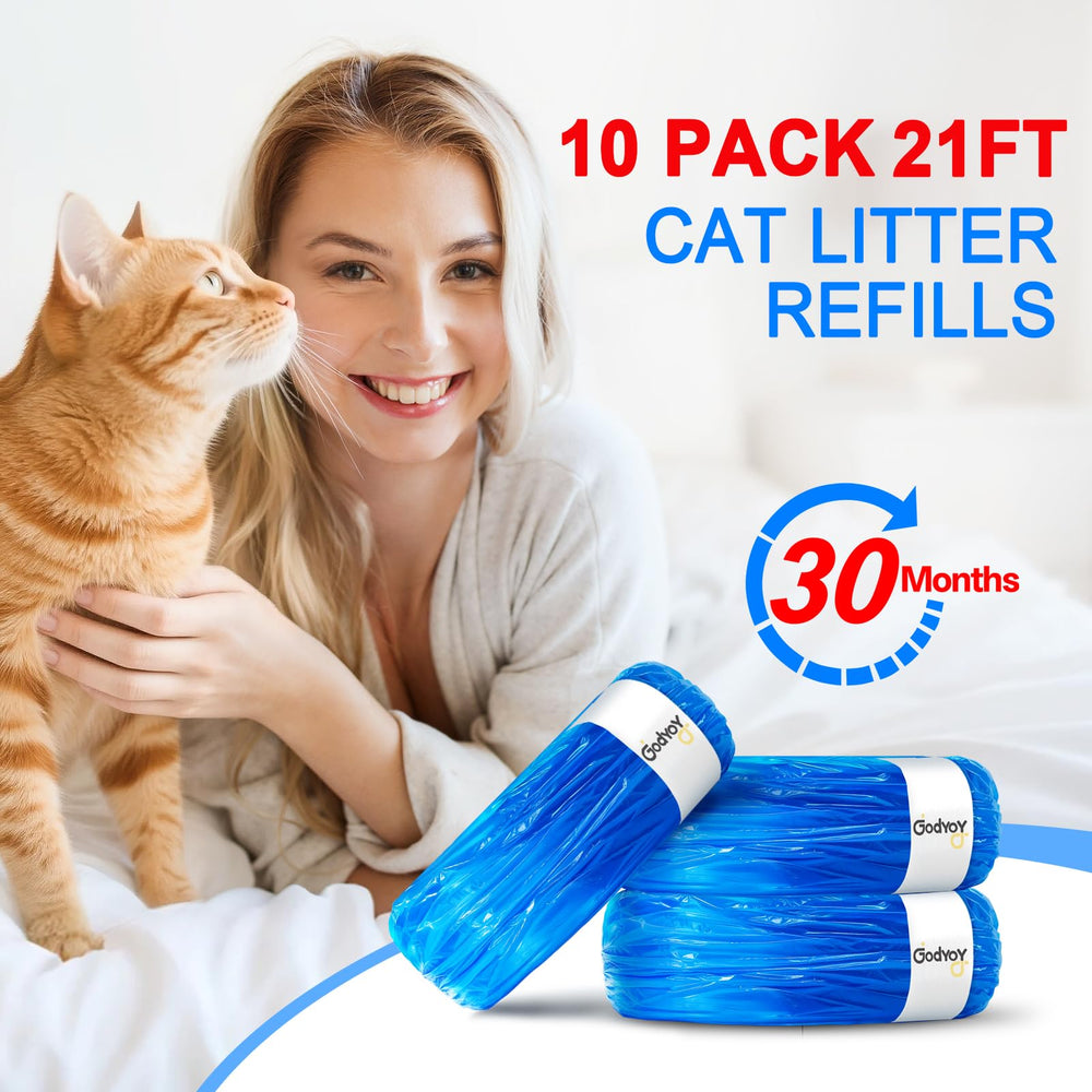 Godyoy bolsas recambio para arenero compatibles con Litter Genie Style, sellado seguro.