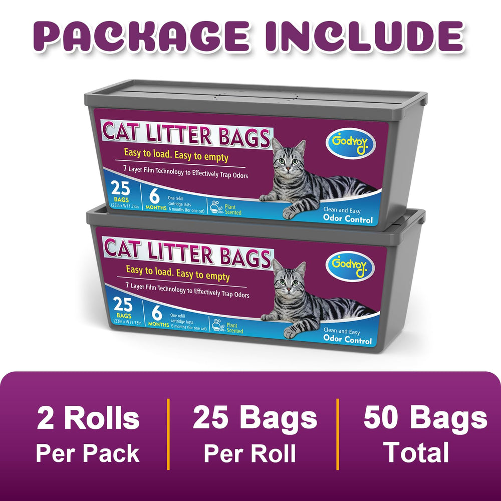 Paquete doble de 50 bolsas para uso prolongado.