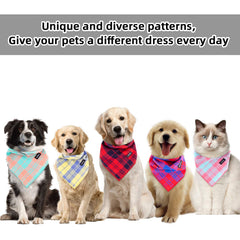Bandana ajustable Gofshy para cuello, talla adecuada para mascotas pequeñas