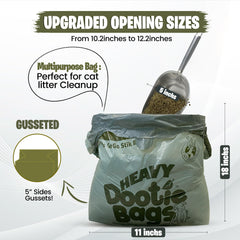 Bolsas multipropósito GoGo Stik para excrementos de perro y arena de gatos.