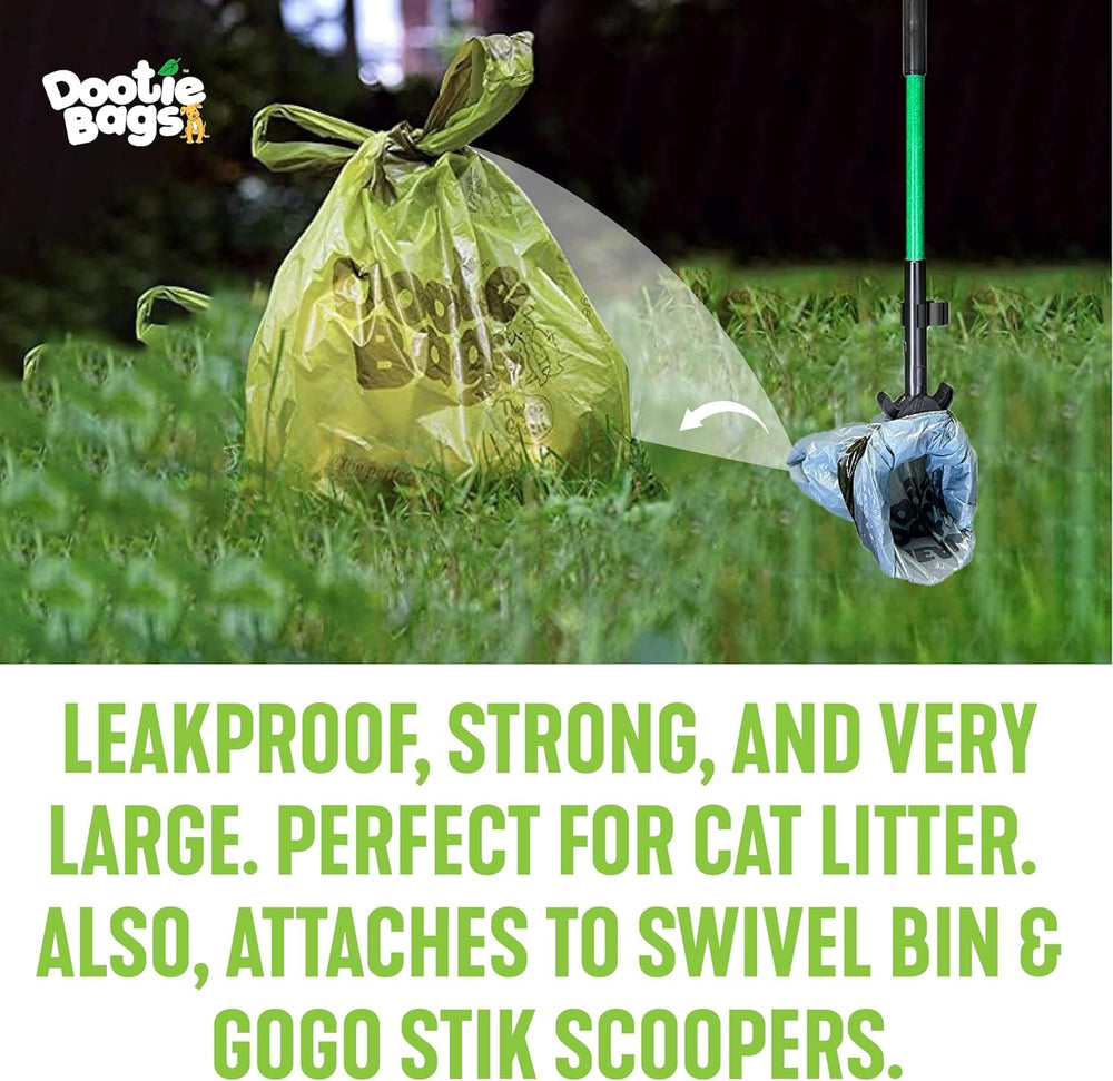 GoGo Stik Dootie Bag en caja dispensadora para acceso rápido.