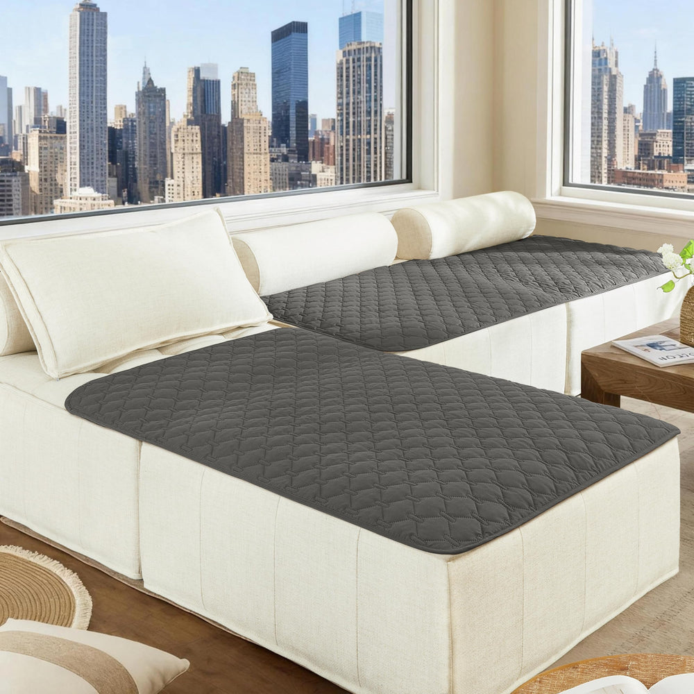 Gogobunny cobertor impermeable doble lado cuadros claros protege muebles y facilita la limpieza