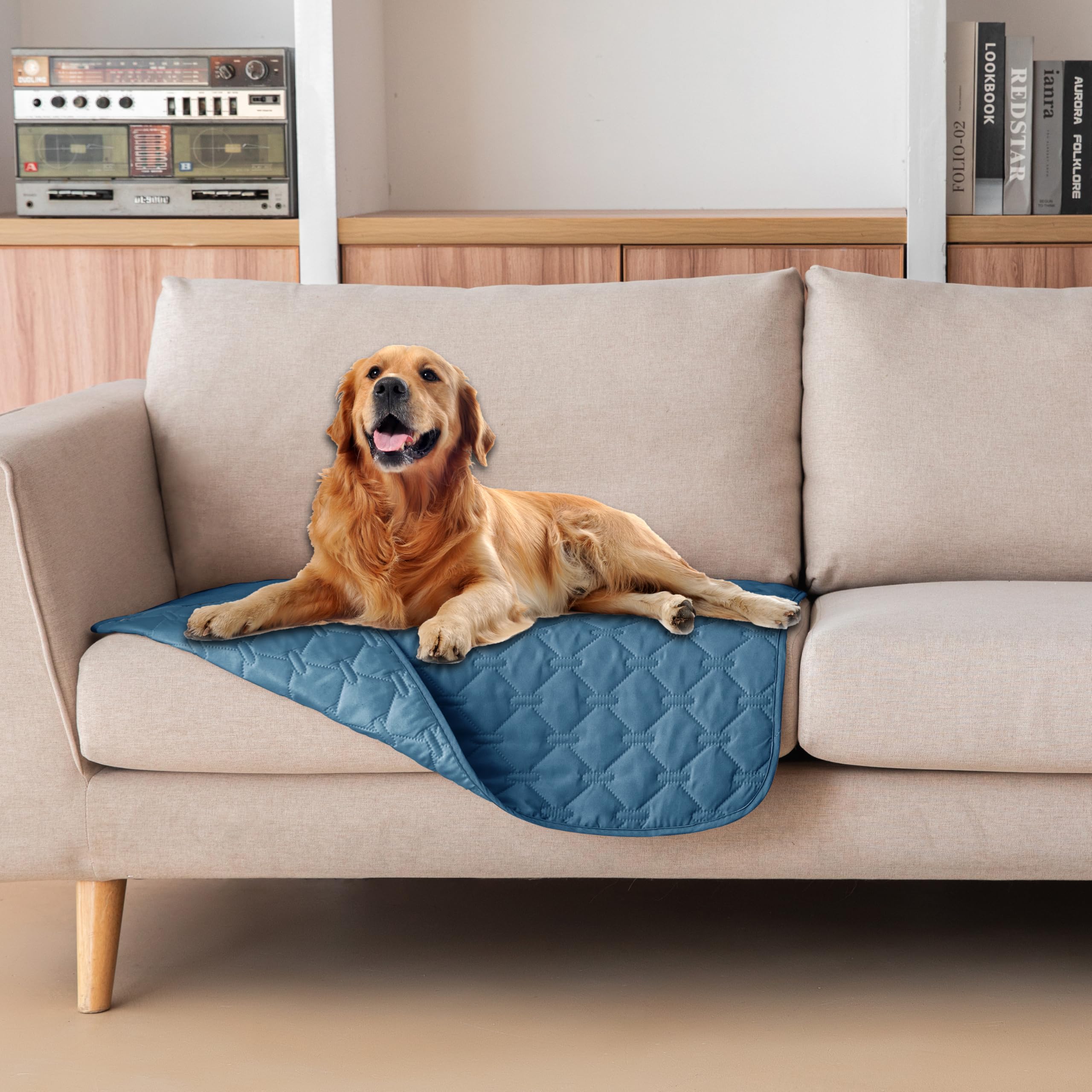 Gogobunny cobertor impermeable para perros y gatos protege muebles de derrames