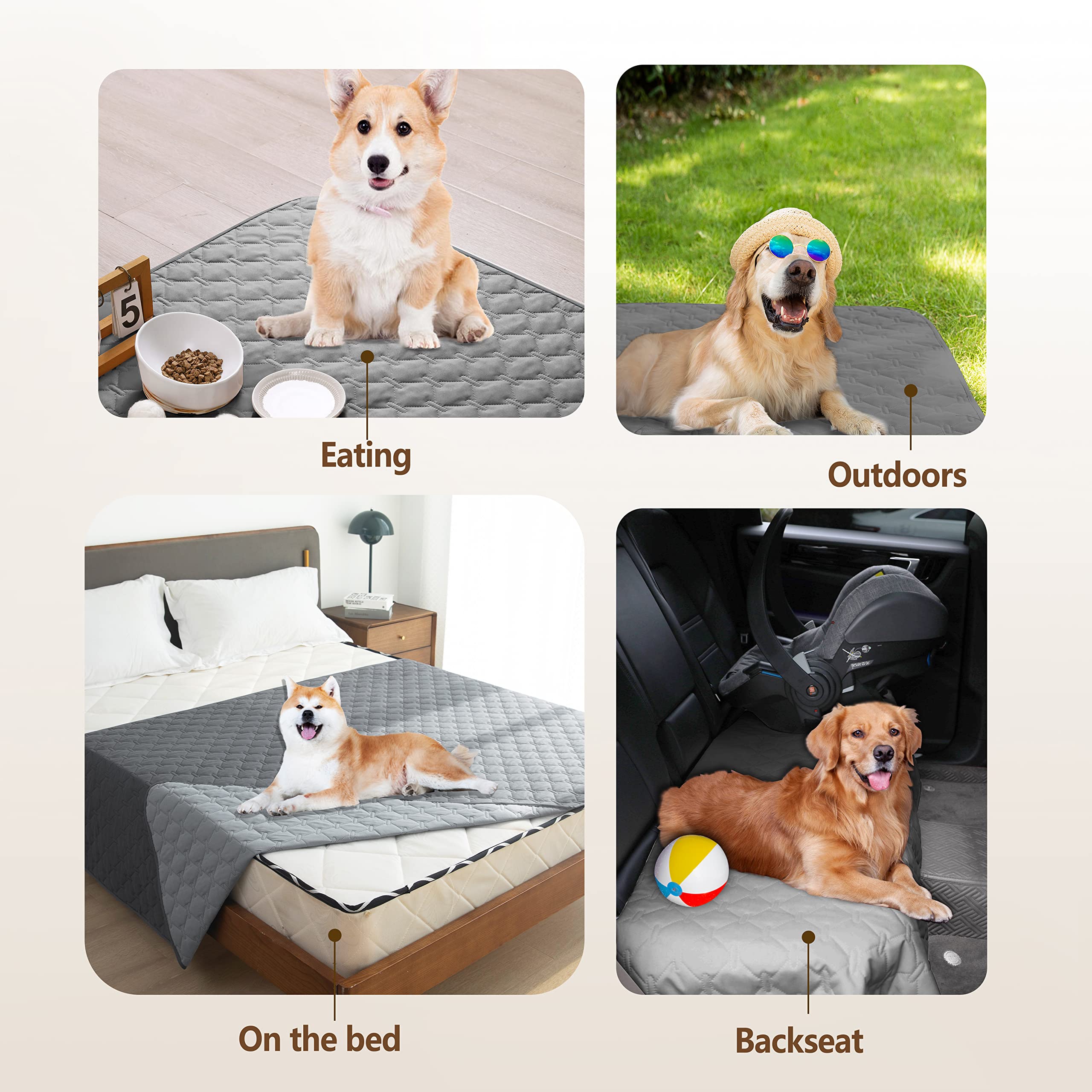 Gogobunny cobertor para uso interior y exterior impermeable ideal para viajes
