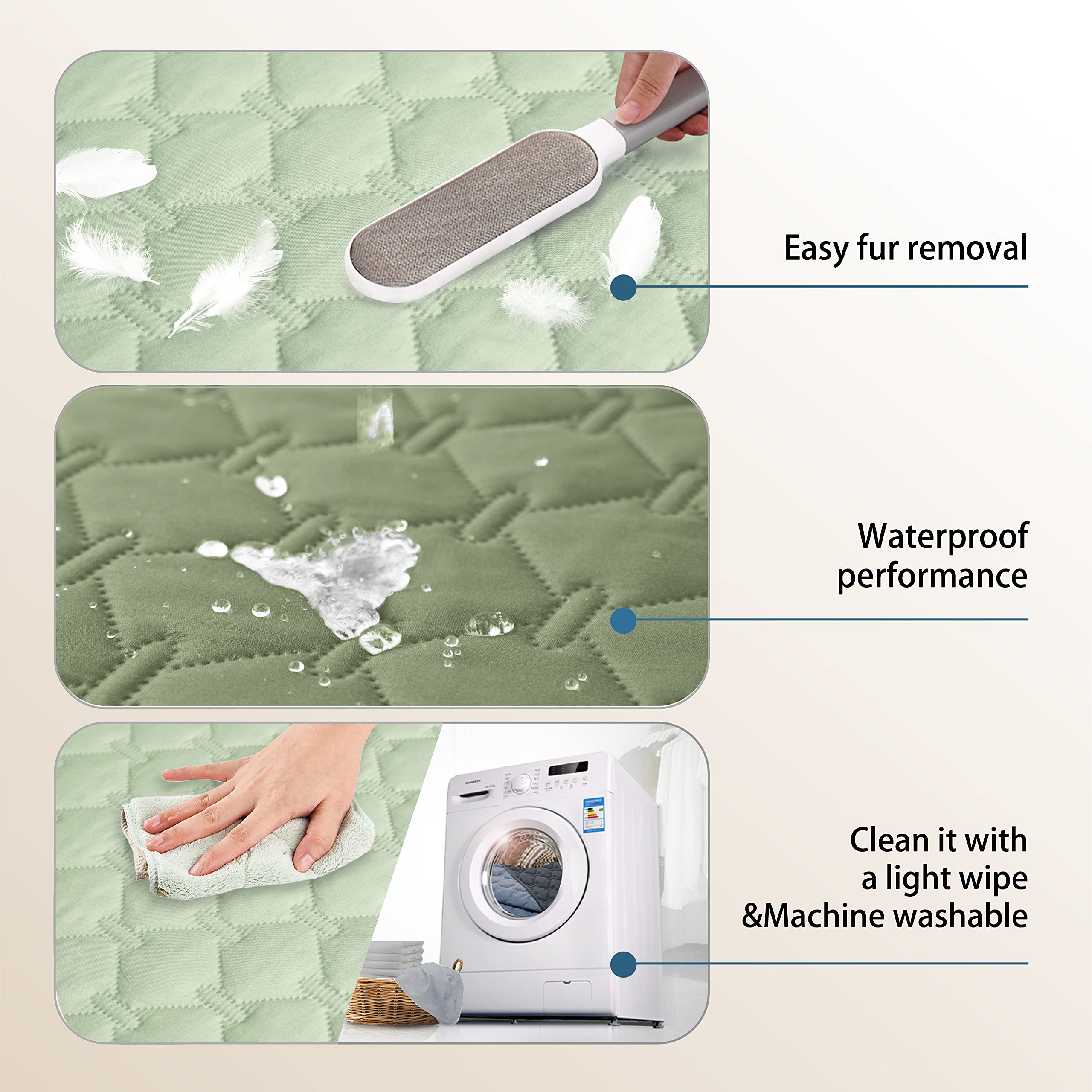 Protección de arañazos y saliva con gogobunny, cobertor para muebles de sala.
