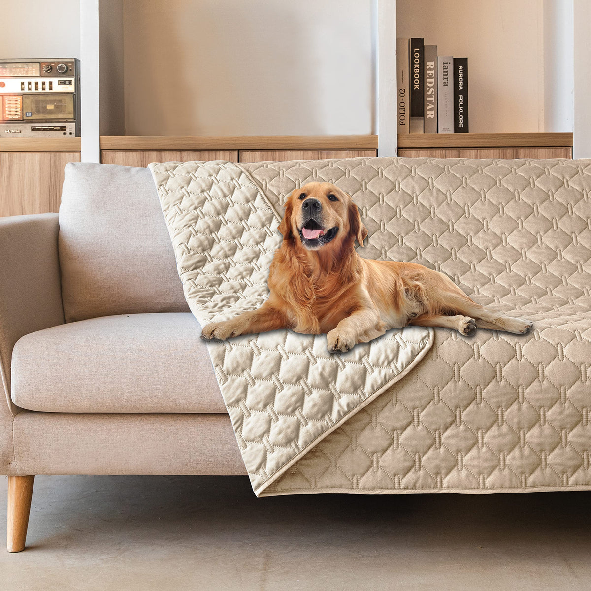 Funda gogobunny impermeable doble cara 68x82 protege muebles y mantiene la limpieza.