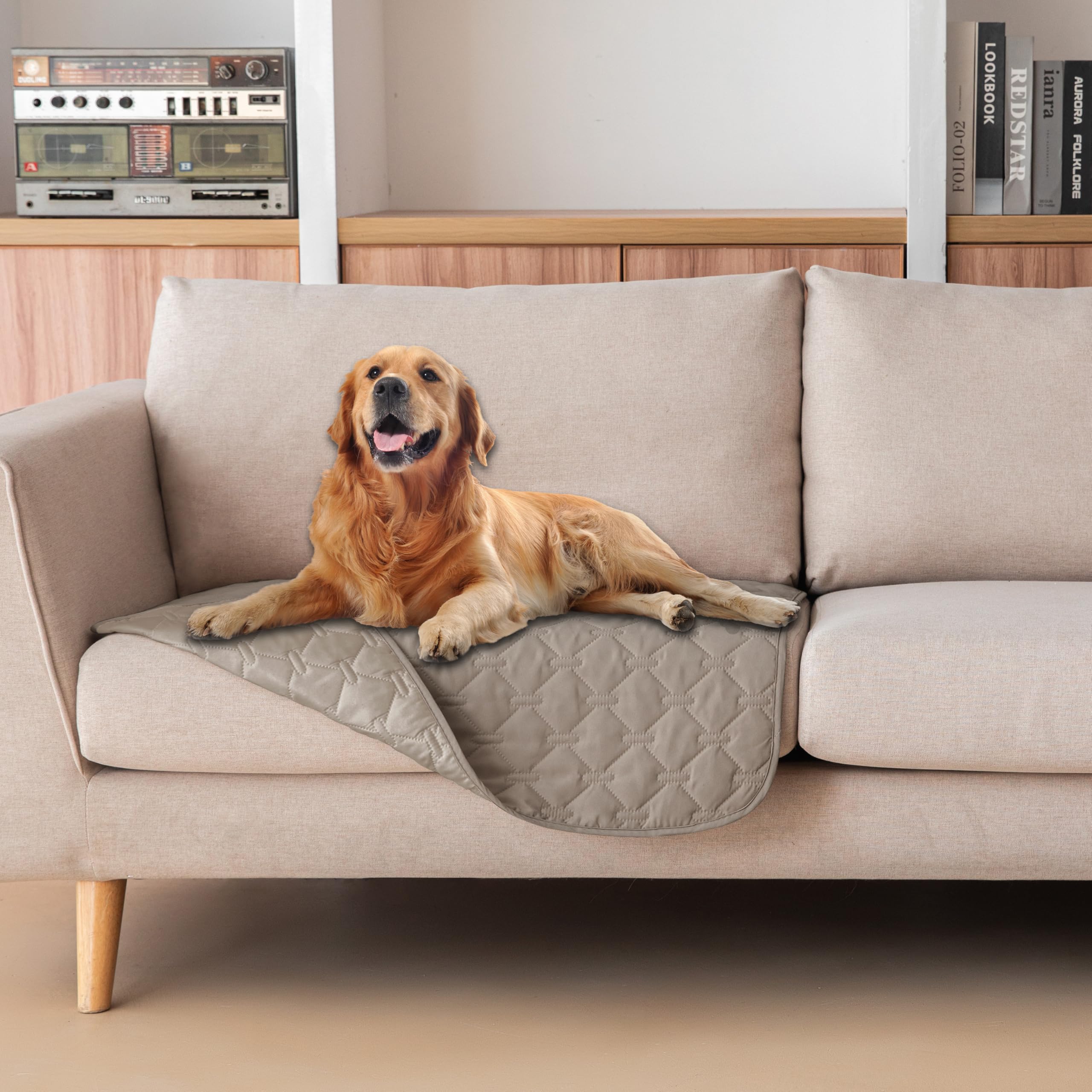 Cobija impermeable gogobunny para muebles protege contra derrames y arañazos.
