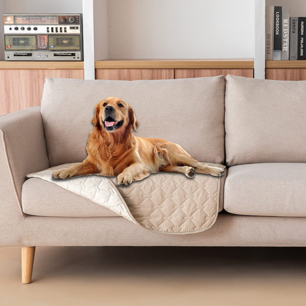 Funda impermeable doble cara de gogobunny para perro protege sofá y muebles
