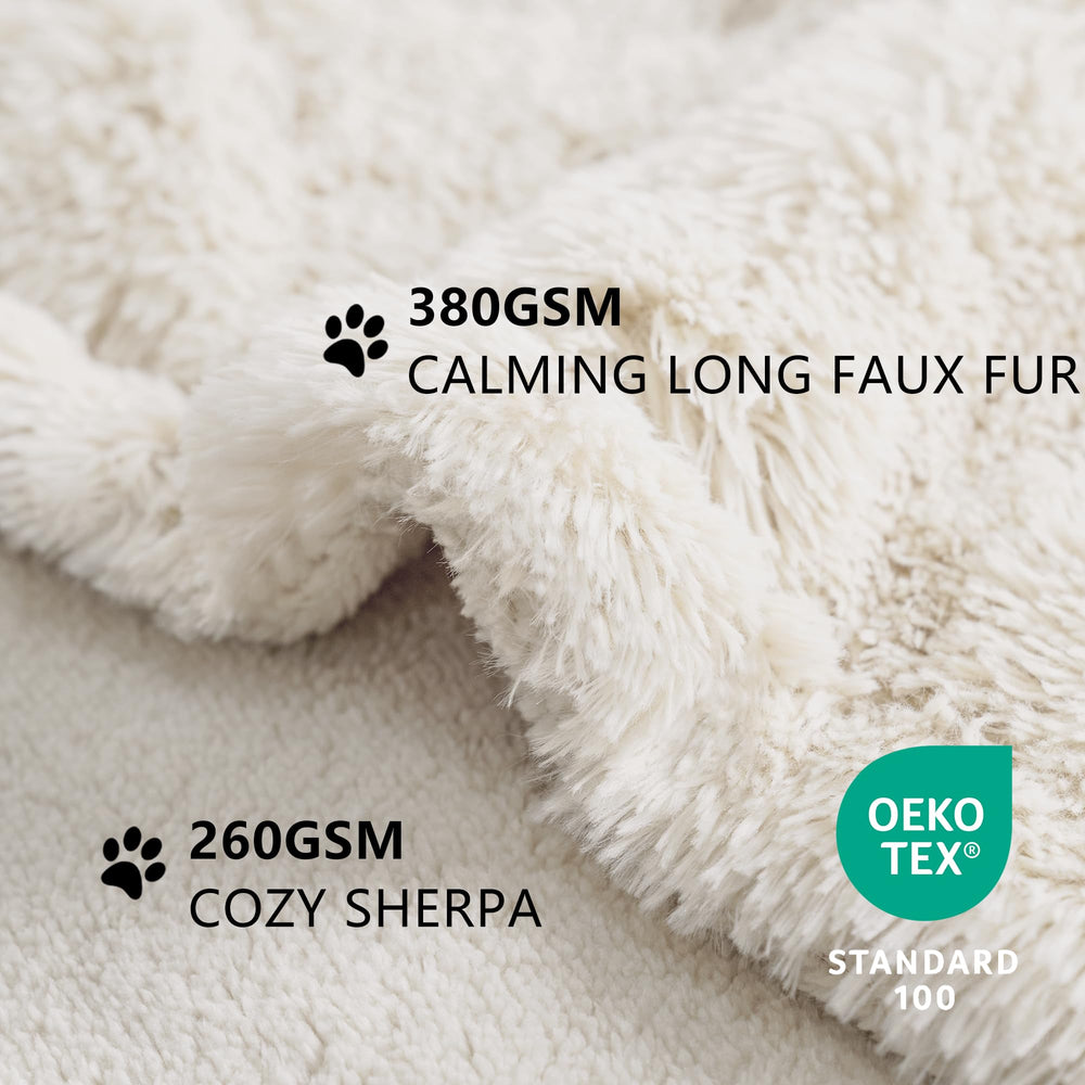 Manta gogobunny de doble cara con pelo sintético ofrece calidez