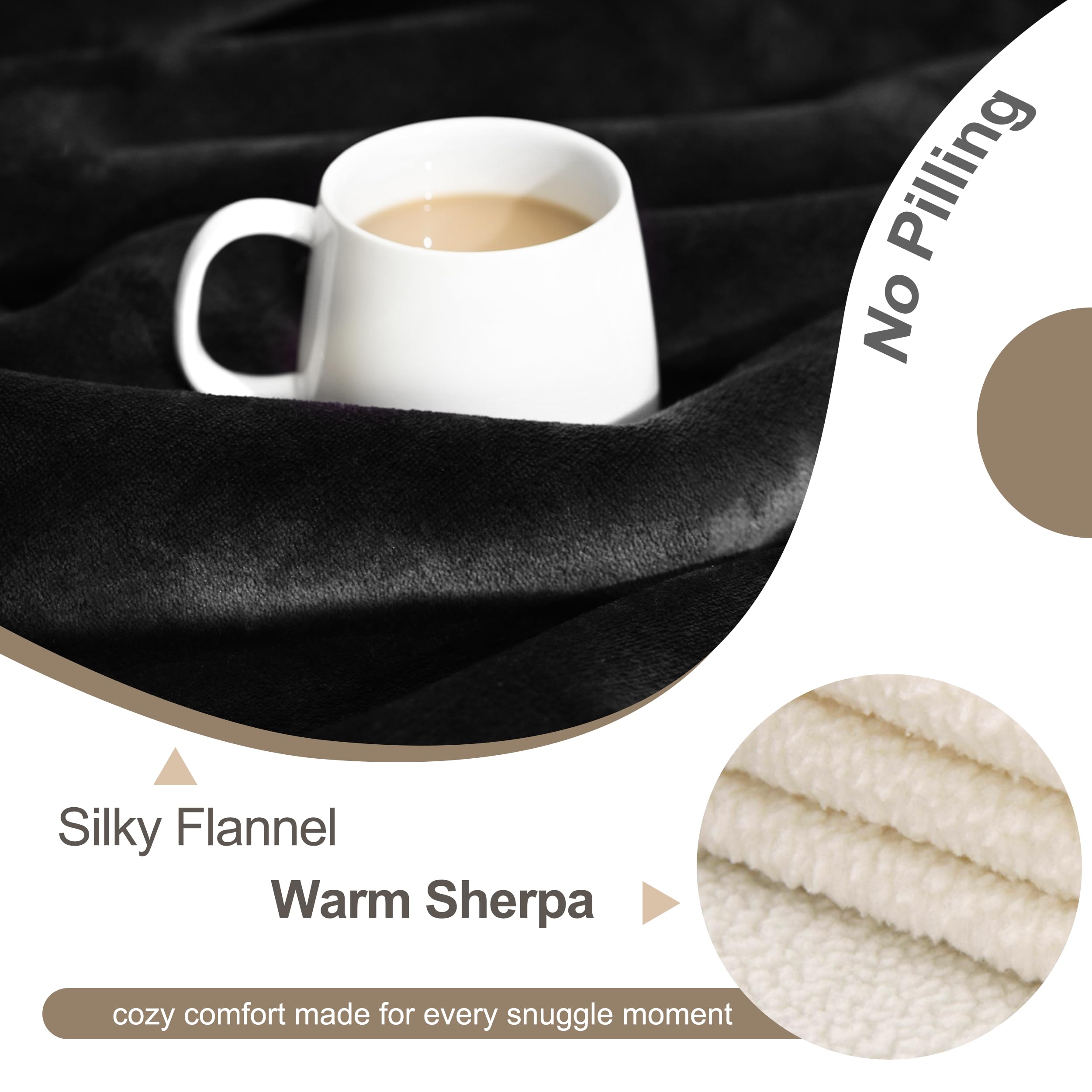 gogobunny detalle sherpa suave para dormir
