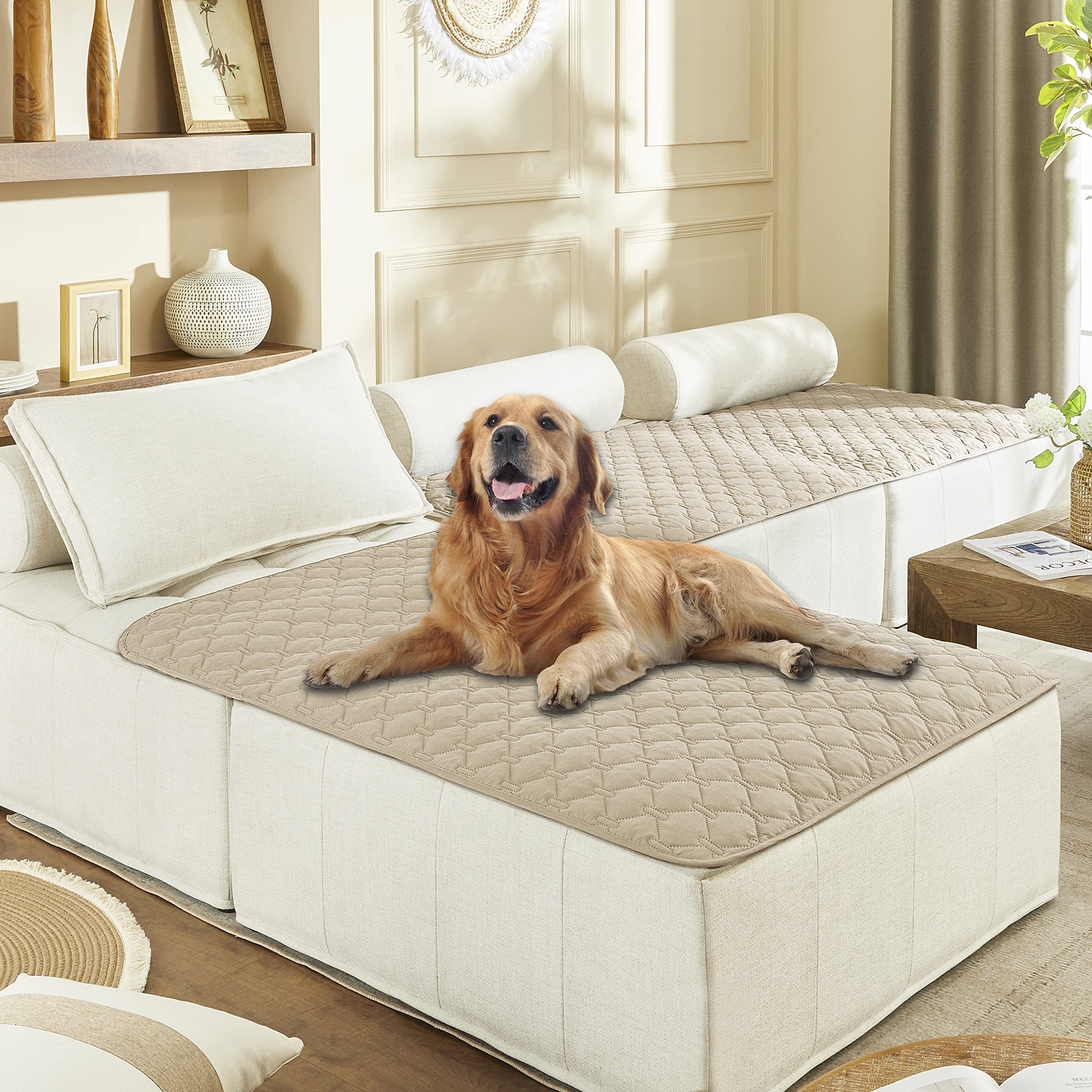 Manta impermeable gogobunny para muebles protege frente a derrames y arañazos.