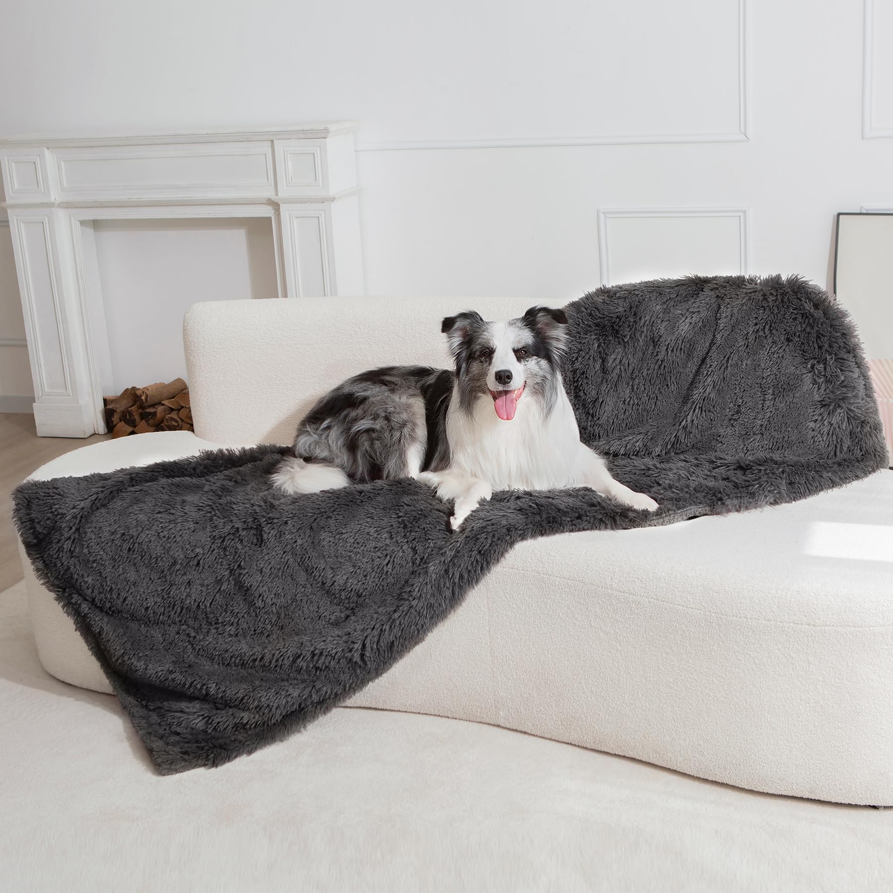 Gogobunny manta impermeable para perro grande en sala añade confort y estilo