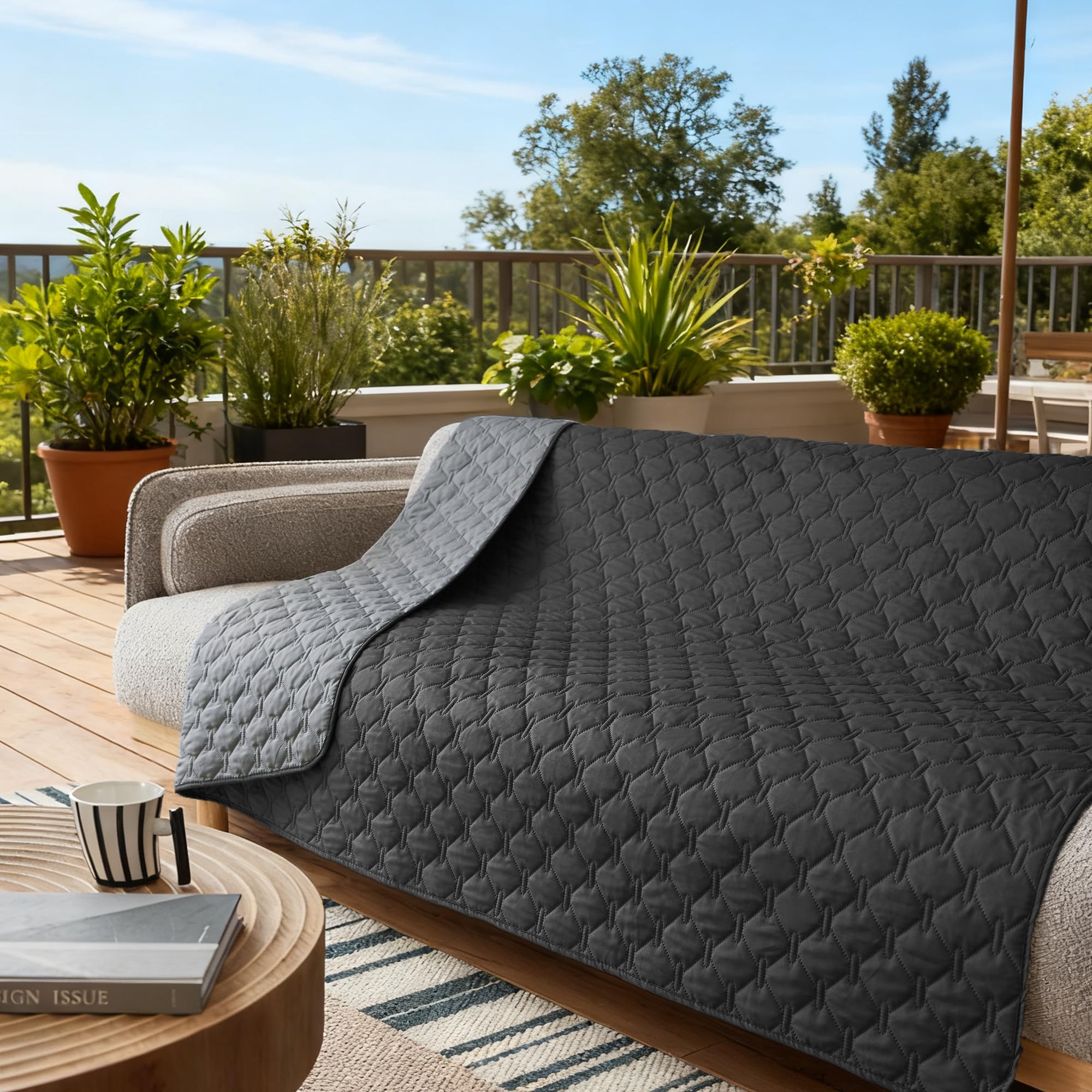 Manta gogobunny para sofá cama, protege contra saliva y manchas