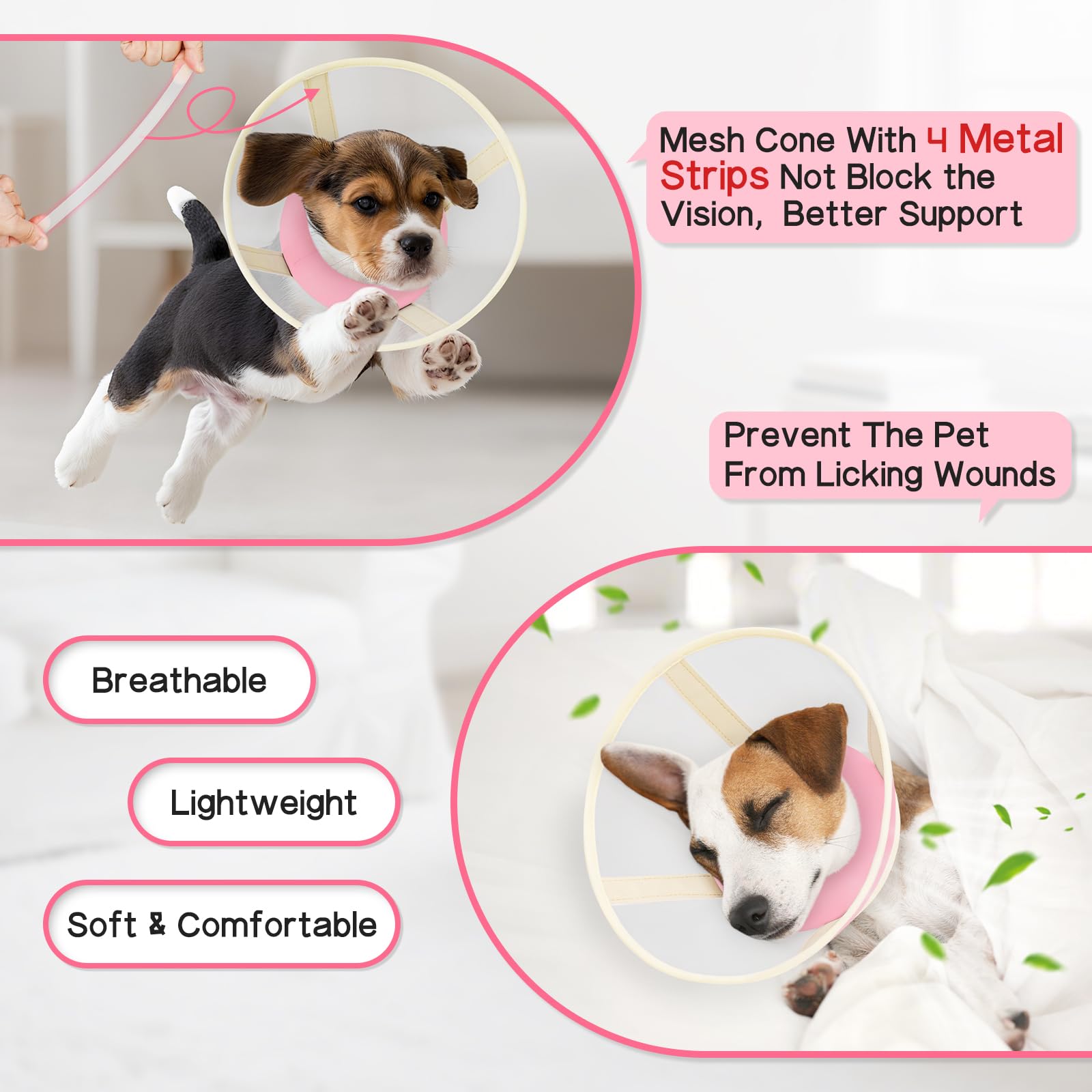 GoGoPaw collar cono suave con hebilla para ajuste seguro y sin lamidos