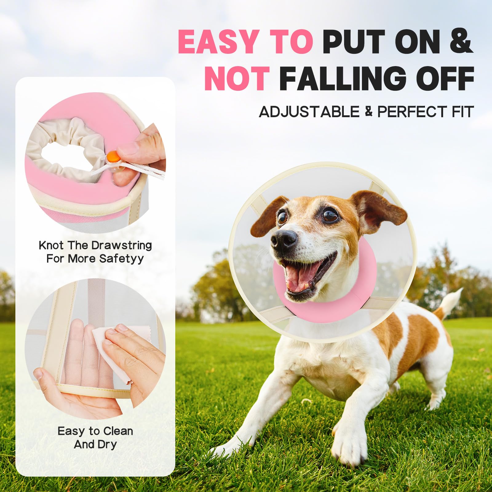 GoGoPaw collar cono suave de malla ligera para mayor comodidad